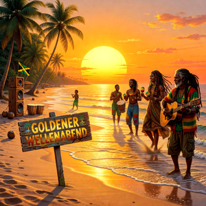 Goldener Wellenabend