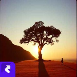 守望村口的小孩