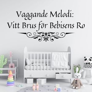 Vaggande Melodi: Vitt Brus för Bebisens Ro