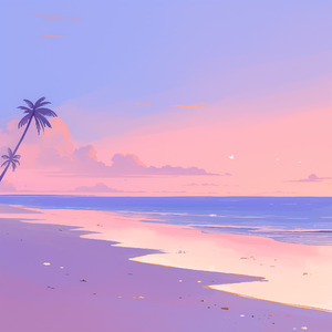 夕暮れに踊る影