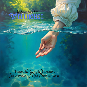 Beneath the still water, fragments of life float unseen