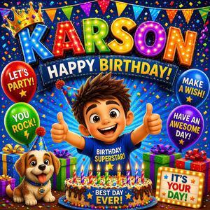 Happy Birthday Karson