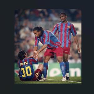 Ronaldinho, Eto'o i Messi