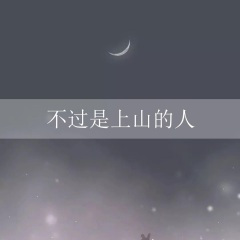 不过是上山的人