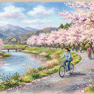 舞い上がる春風のように