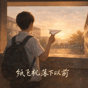 纸飞机落下以前