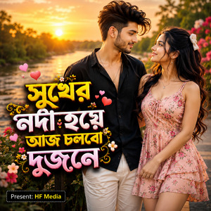 সুখের নদী হয়ে আজ চলবো দুজনে