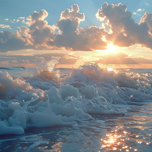 Ritmo De Serenidad Tranquila Del Océano