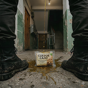 Сало уронили