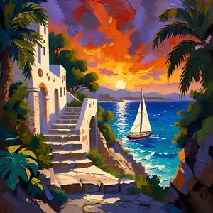 Santorini Breeze (Island Lofi Jazz)