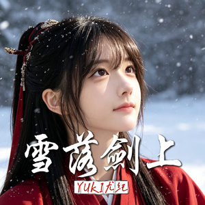 雪落剑上
