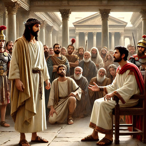 Di Hadapan Pilatus (Sengsara Yesus)