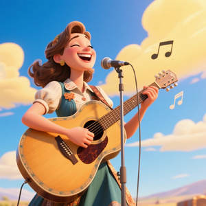 glowing wild and free