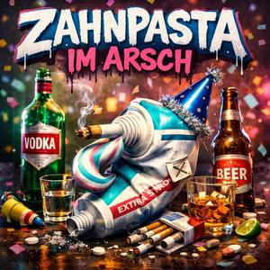 Zahnpasta im Arsch