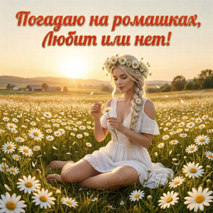 Погадаю на ромашках, Любит или нет!