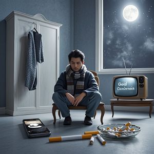 烟灰缸里的月光