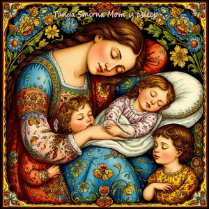 Mom is asleep