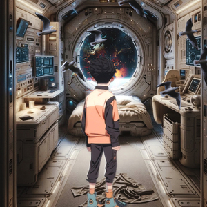 Унылый старый пёс в звездолёте