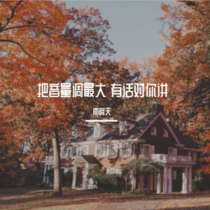 把音量调最大 有话对你讲