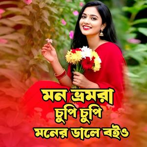 মন ভ্রমরা চুপি চুপি মনের ডালে বইও । Mon Vromora Cupi Cupi Moner Dale Boiyo