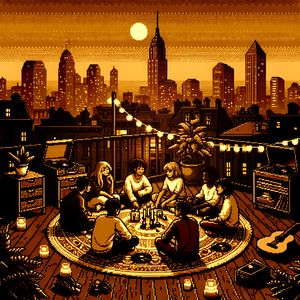 chill vibes on the patio