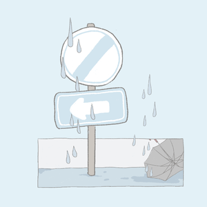 下雨天的开小差