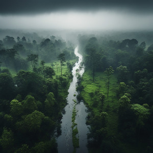 Binaural Clarity in Rain's Whisper