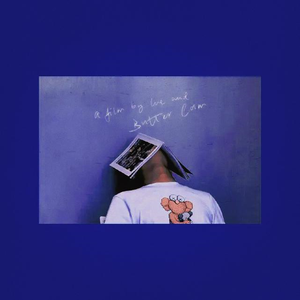 悲情漫画中的淡蓝色