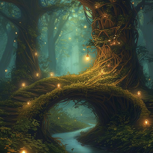 Beneath the Canopy (with rain)