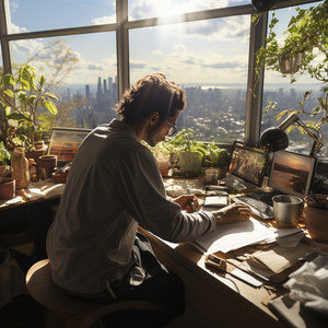 Estudio Junto Al Océano Tranquilo