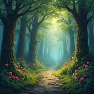 Flute Over Forest Stream