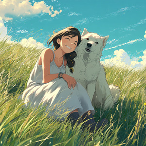 夢の中で尻尾を振る