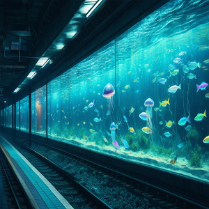 Subway Station Aquarium