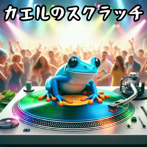 ターンテーブルカエル