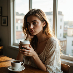 Soft Lofi Sax in the City on a Rainy Day for Reading – 528Hz