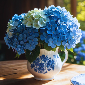 With the morning light