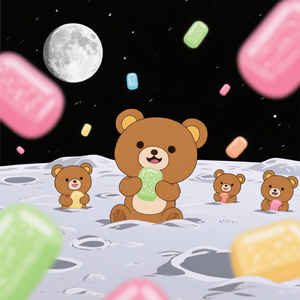 小熊软糖在跳舞