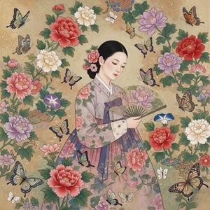 꽃속에 잠든 나비처럼