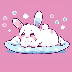 うさぎのくつろぎ時間