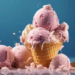 冰淇淋，香氛，蜡烛