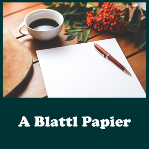 A Blattl Papier