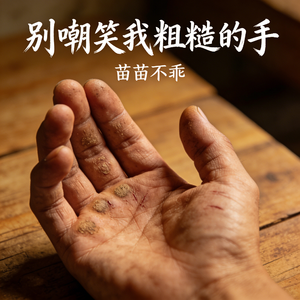 别嘲笑我粗糙的双手