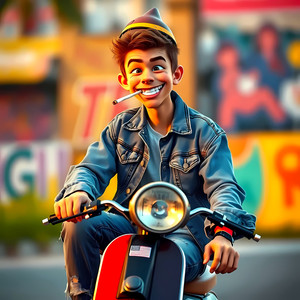 Talking Smokeheads on Mopeds