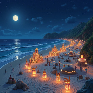 やさしい夜風が吹く夏のパレード