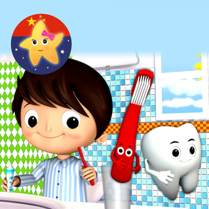 跟着我一起刷牙！