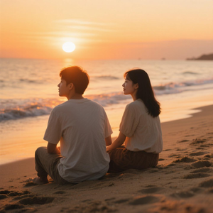 下次见面一起看落日吧