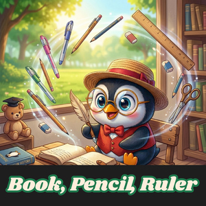 Book, Pencil, Ruler