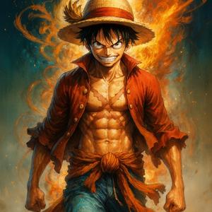 LUFFY RAP One Piece (REY DEL MAR)