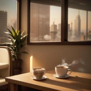 街角カフェのサックス・アフタヌーン