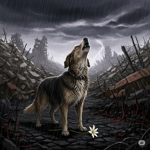 黒い雨に吠える～長崎の慟哭～ @bow_wow by YOUTEM🕊️優天夢